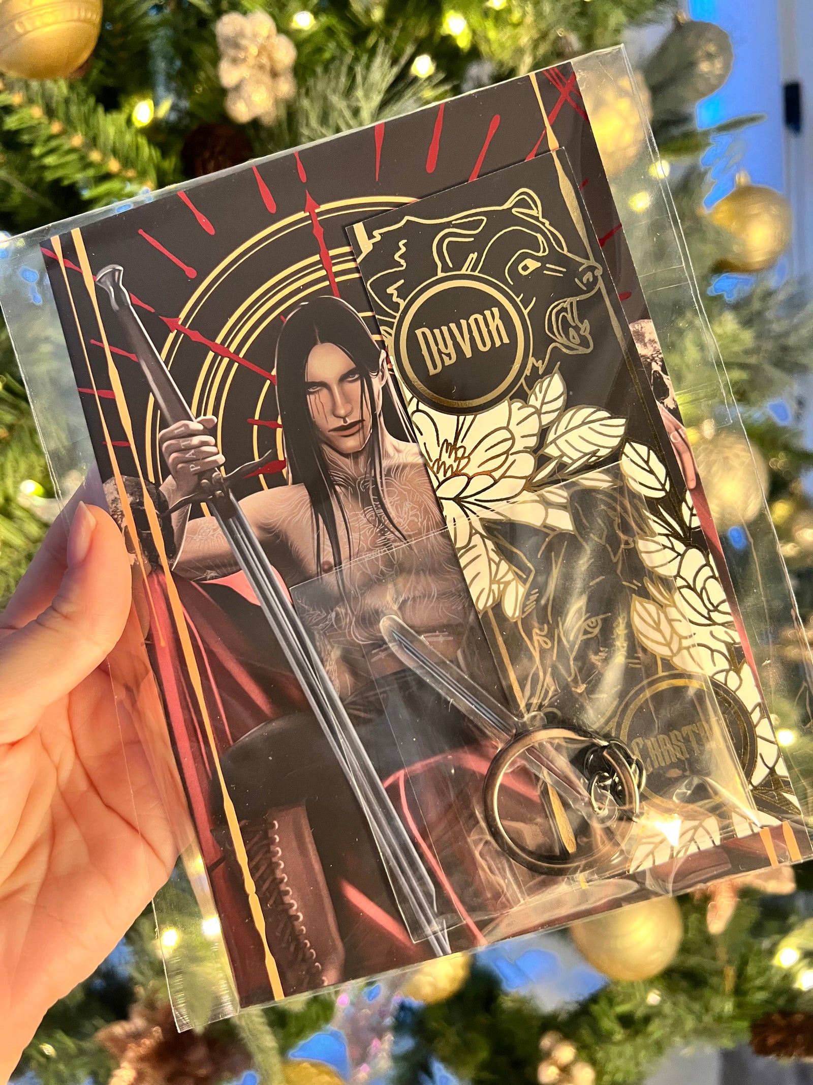 Bundle Foiled Print - Keychain - Bookmark - Empire of the Vampire Dust Jacket | Art Bundle