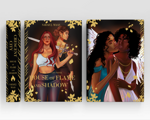 Licensed Gold Foil Crescent City HOUSE OF FLAME & SHADOW ONLY Dust Jacket | Hardcover Dust Jackets