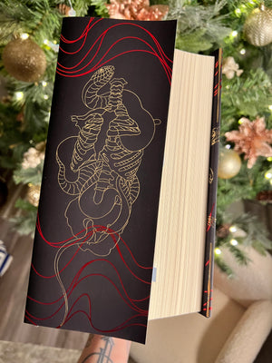 Gold & Red Foil Empire of the Vampire Dust Jacket | Hardcover Dust Jackets