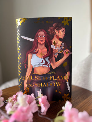 Licensed Gold Foil Crescent City HOUSE OF FLAME & SHADOW ONLY Dust Jacket | Hardcover Dust Jackets