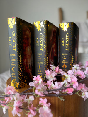 Licensed Gold Foil Crescent City Dust Jacket | Hardcover Dust Jackets