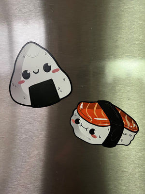 Kawaii Sushi - Nigiri - Onigiri | Magnets