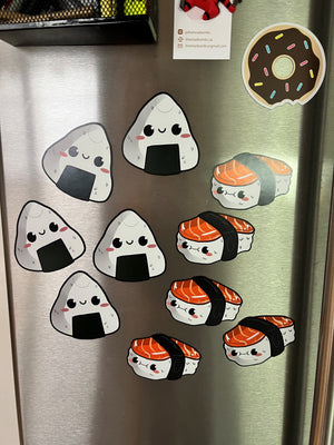 Kawaii Sushi - Nigiri - Onigiri | Magnets