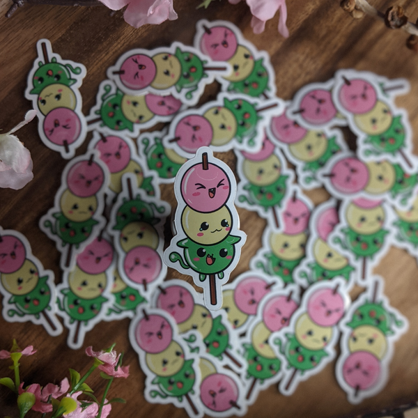 Dango | Sticker - TinyHoomanArt