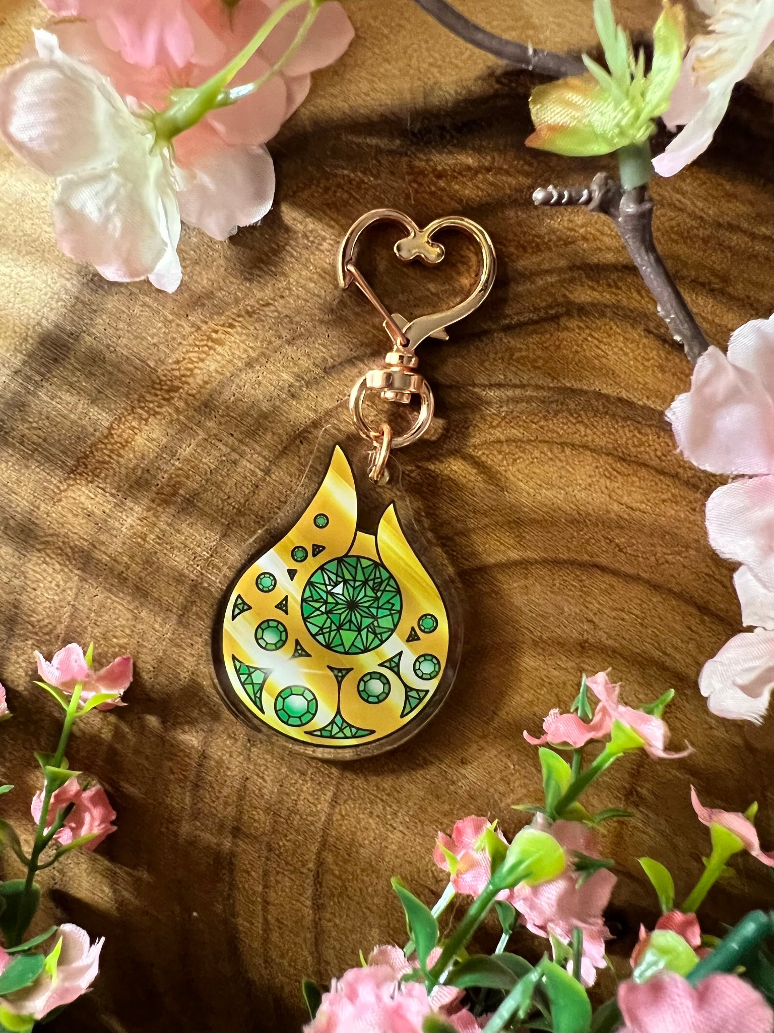 Double Sided Botw Heart Container & Stamina Container Keychain