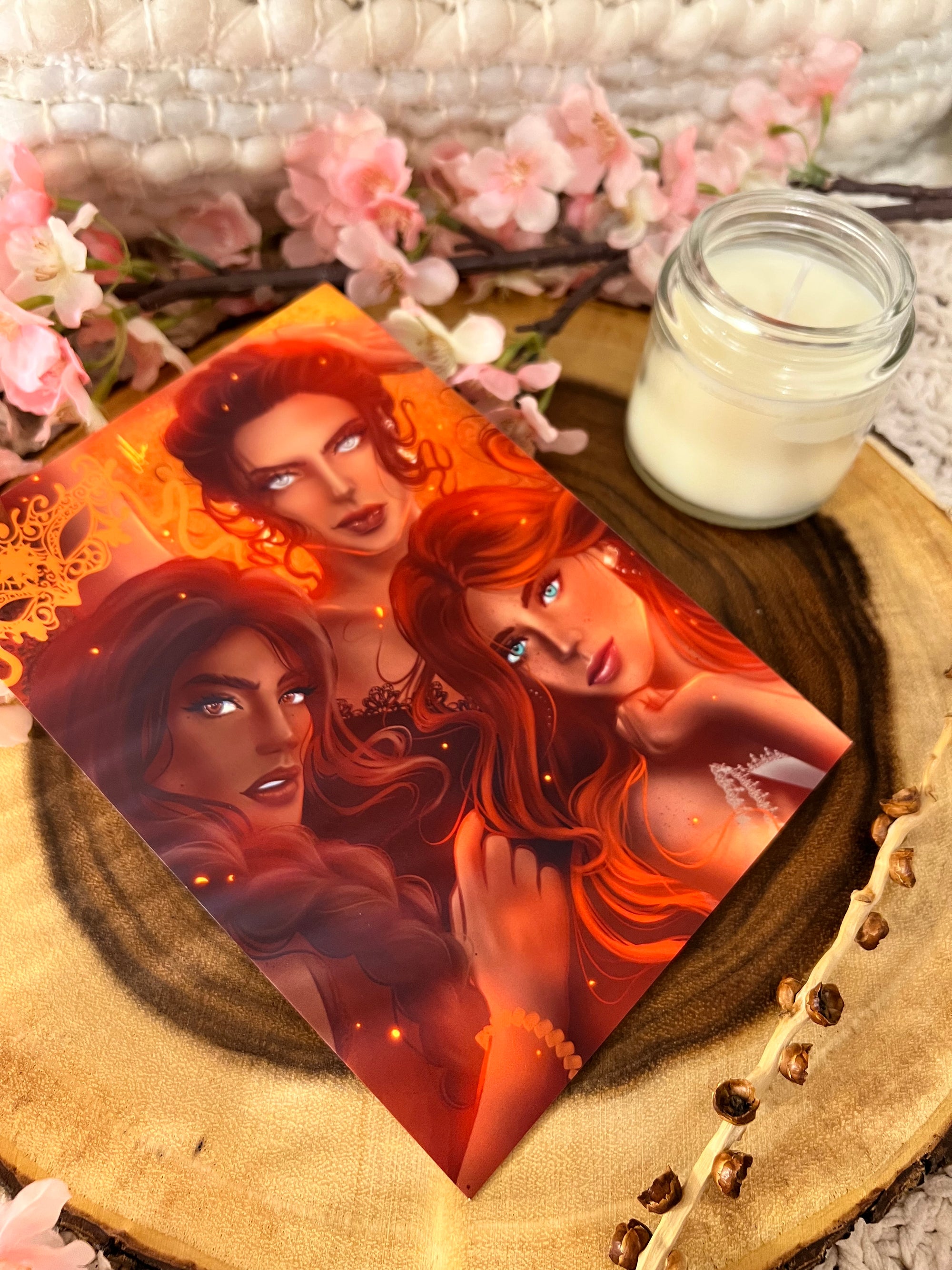 Licensed Acotar - A Court of Thorns and Roses: Valkyrie - Nesta - Gwyn - Emerie | Mini Print