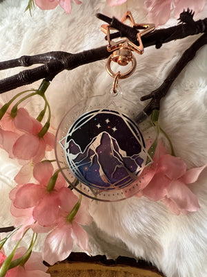 Licensed Acotar - A Court of Thorns and Roses: Acrylic Hot-Stamp Double Sided Velaris | Keychain