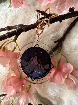 Licensed Acotar - A Court of Thorns and Roses: Acrylic Hot-Stamp Double Sided Velaris | Keychain