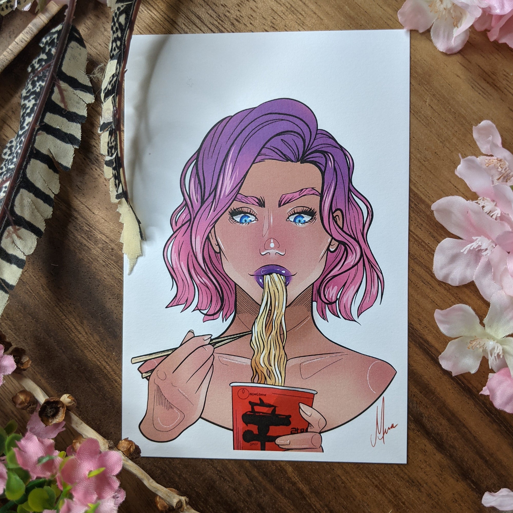 Ramen Girl | Mini Print - Large Print