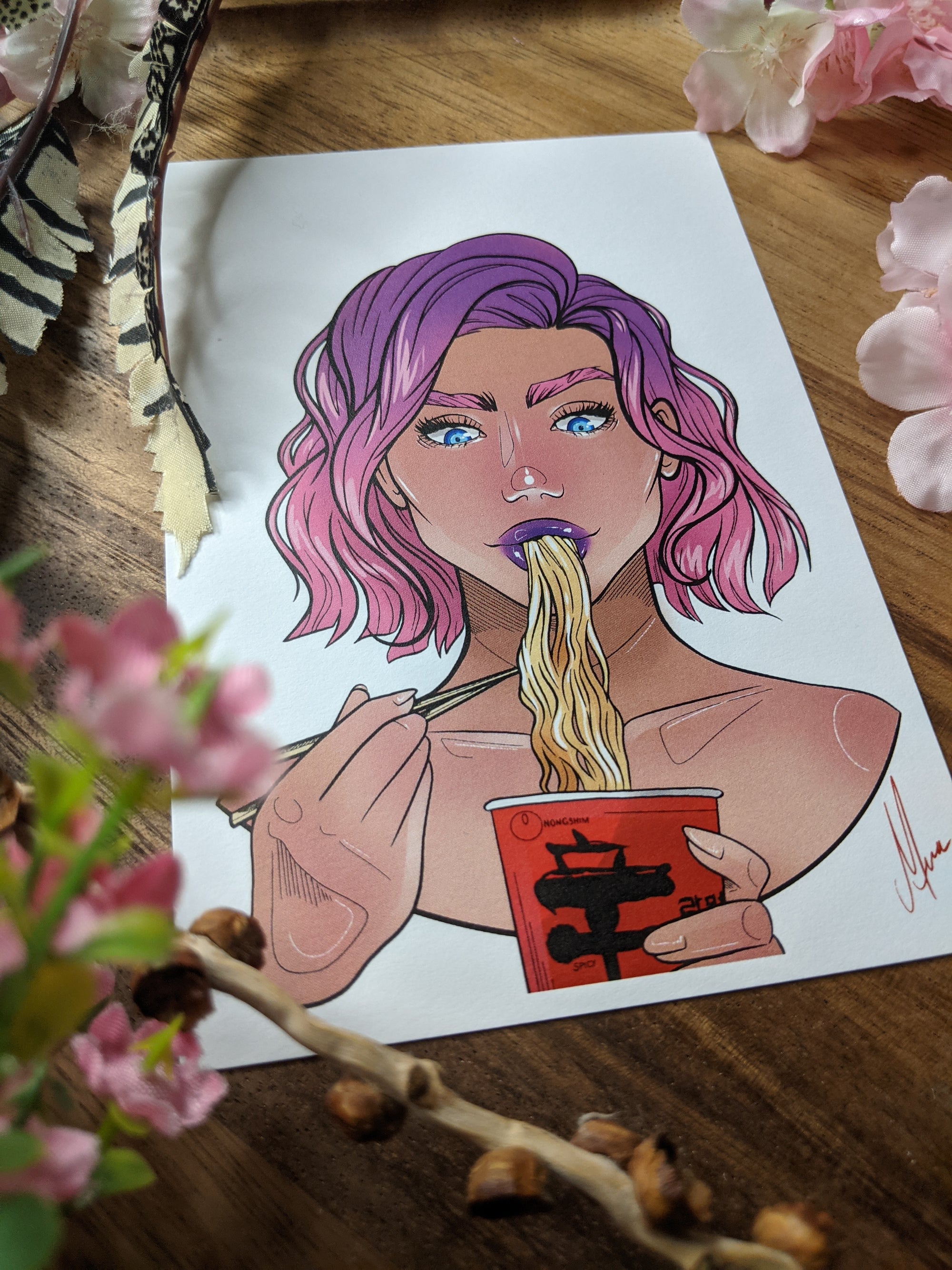 Ramen Girl | Mini Print - Large Print