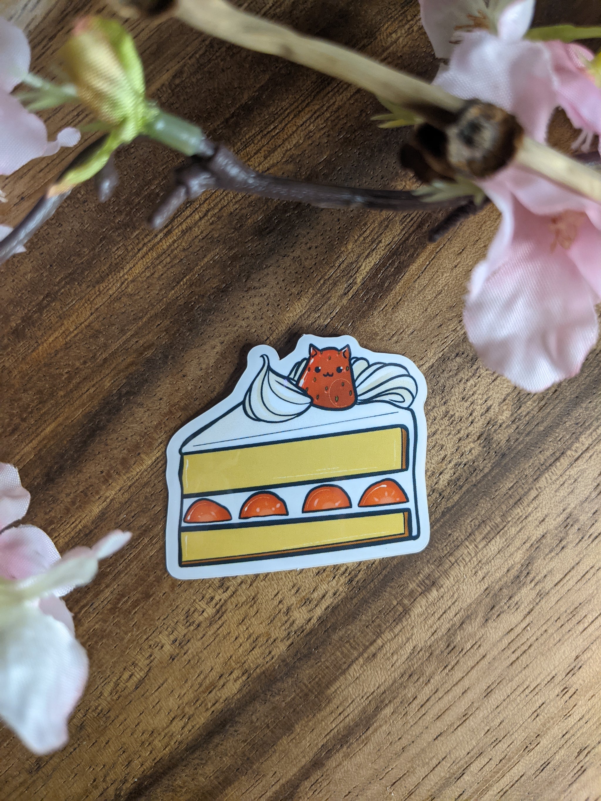 Strawberry Shortcake | Sticker - TinyHoomanArt