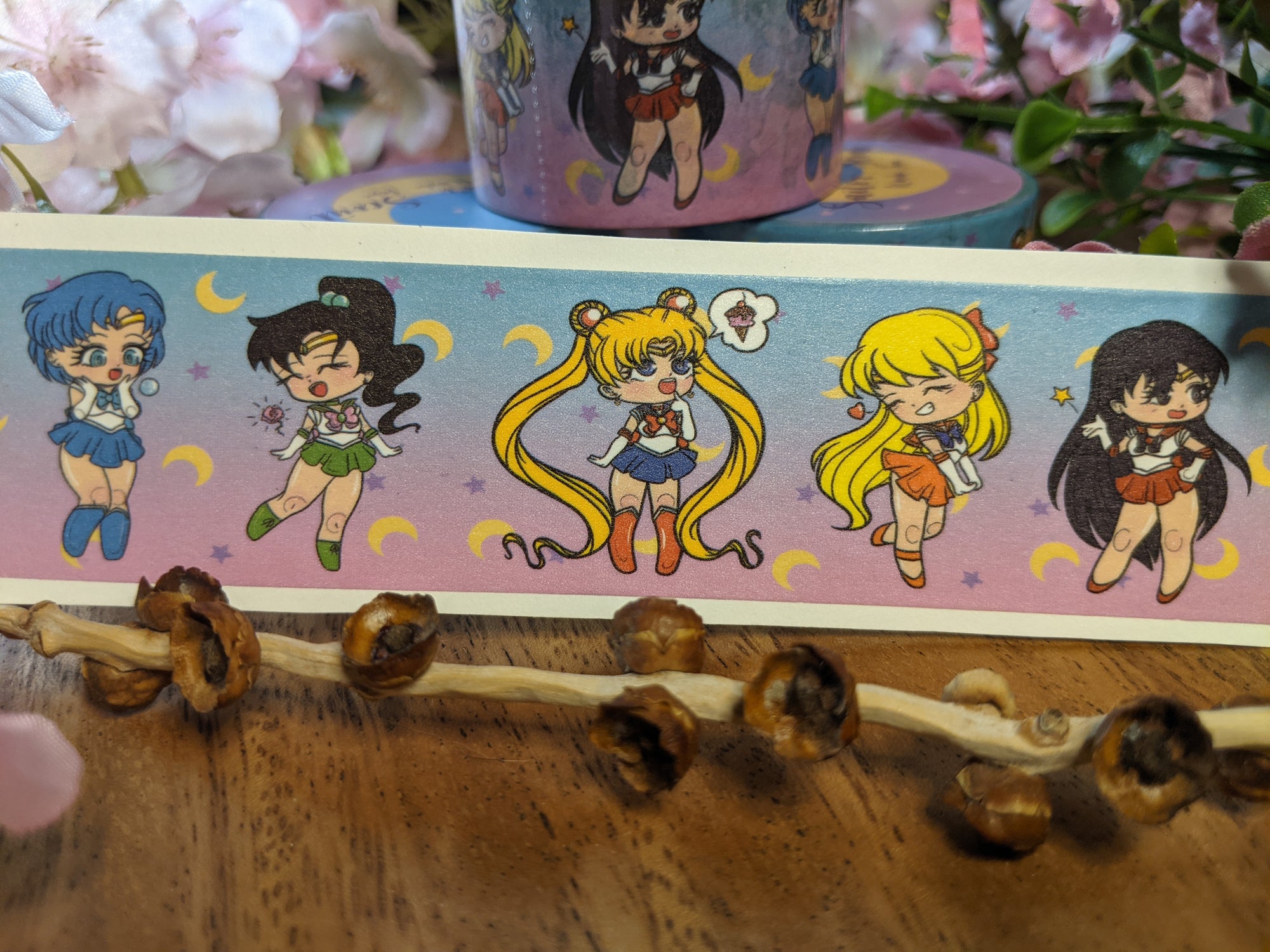 30mm Washi Tape | Chibi Sailor Scouts