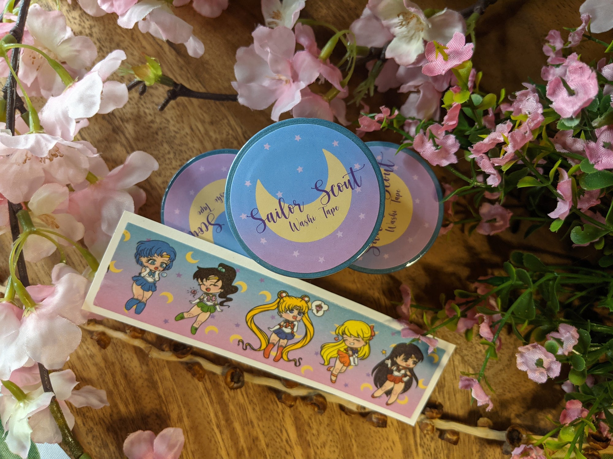 30mm Washi Tape | Chibi Sailor Scouts