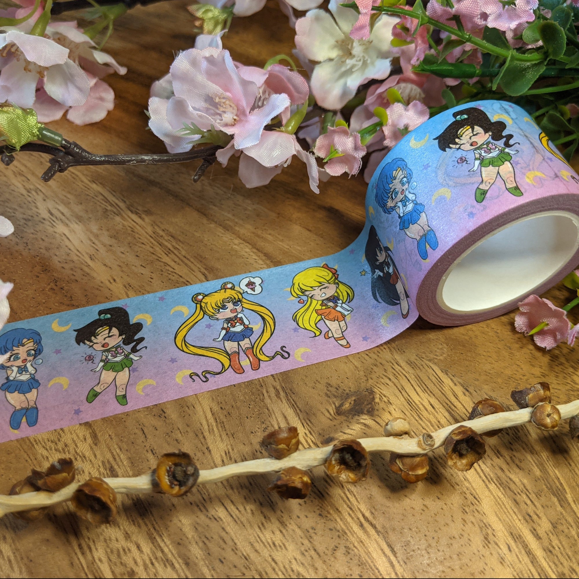 30mm Washi Tape | Chibi Sailor Scouts