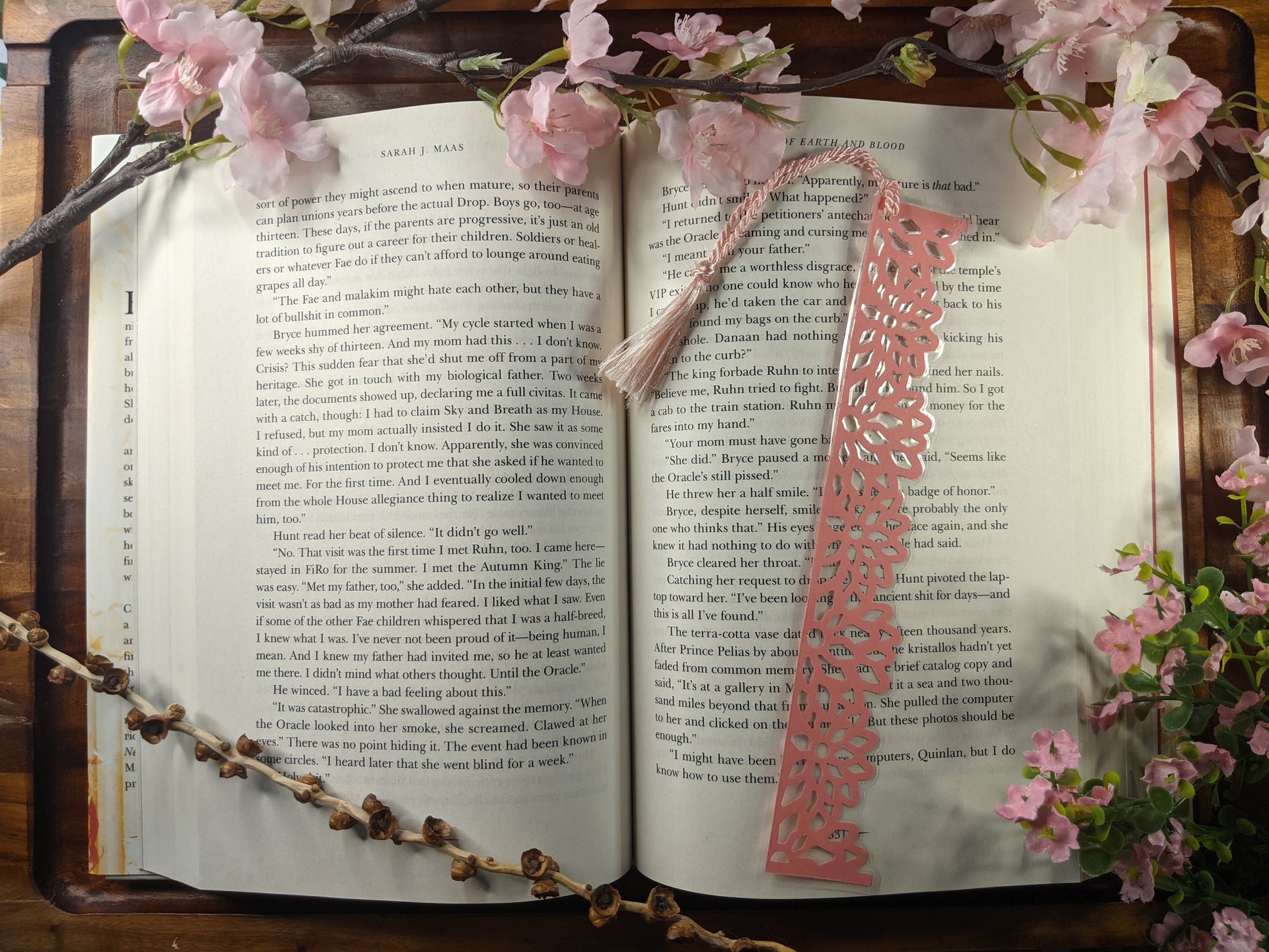 Cherry Blossom and Flower Bookmarks