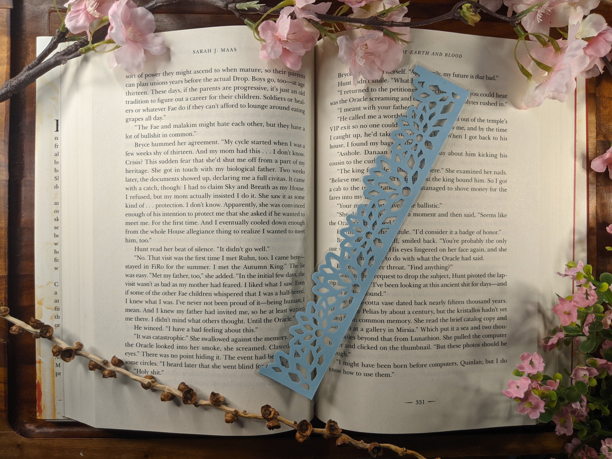 Cherry Blossom and Flower Bookmarks