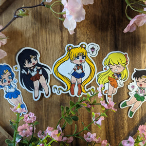 Chibi Sailor Scouts Inner Scouts | Sticker