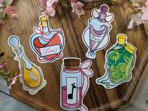 Potions - Kuzco Poison Potion - Love Potion - Poison Potion - Elixir Potion - Power Potion | Sticker