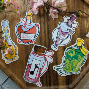 Potions - Kuzco Poison Potion - Love Potion - Poison Potion - Elixir Potion - Power Potion | Sticker