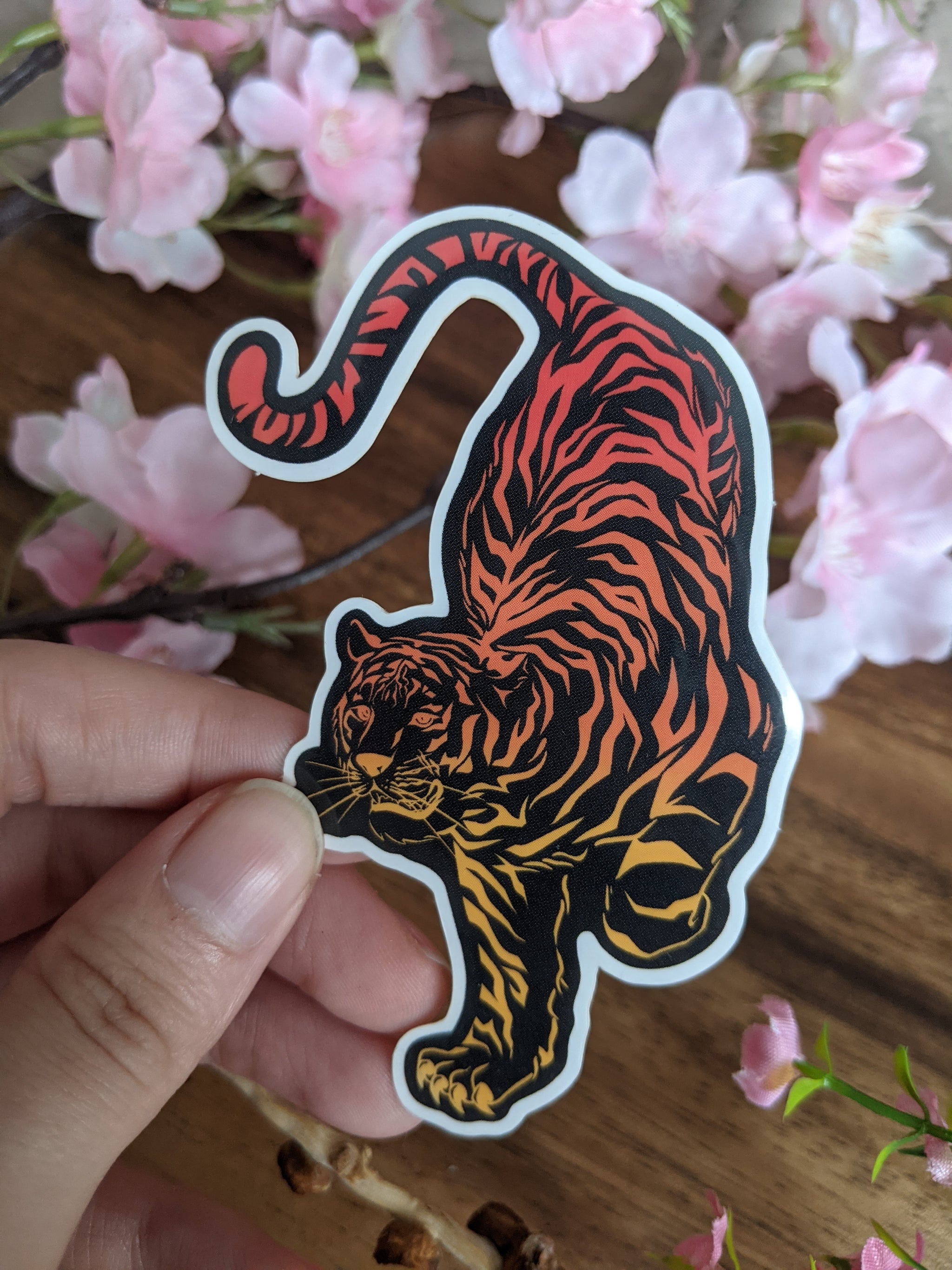 Tigerman Sticker Tiger | Sticker - TinyHoomanArt