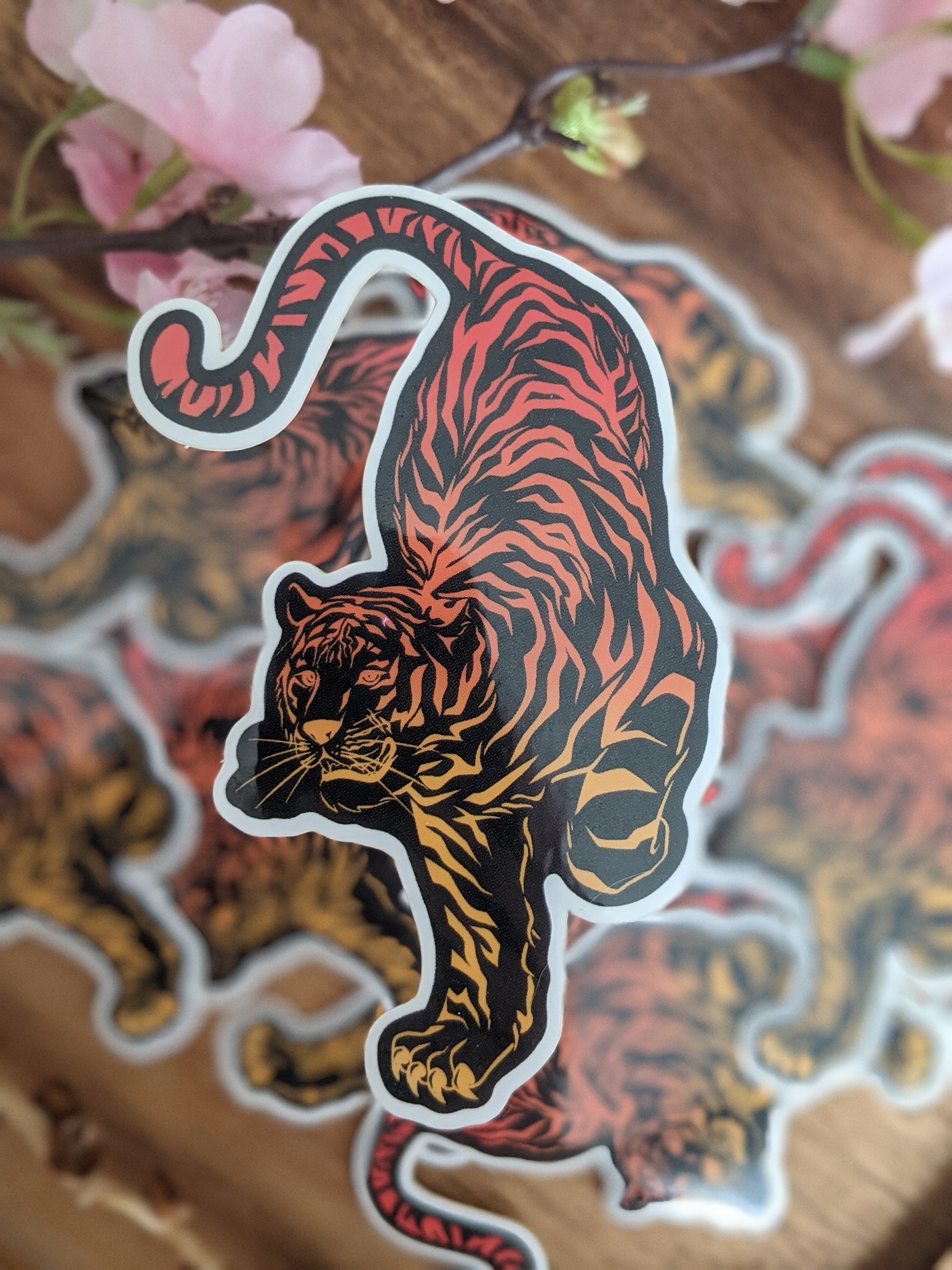 Tigerman Sticker Tiger | Sticker - TinyHoomanArt