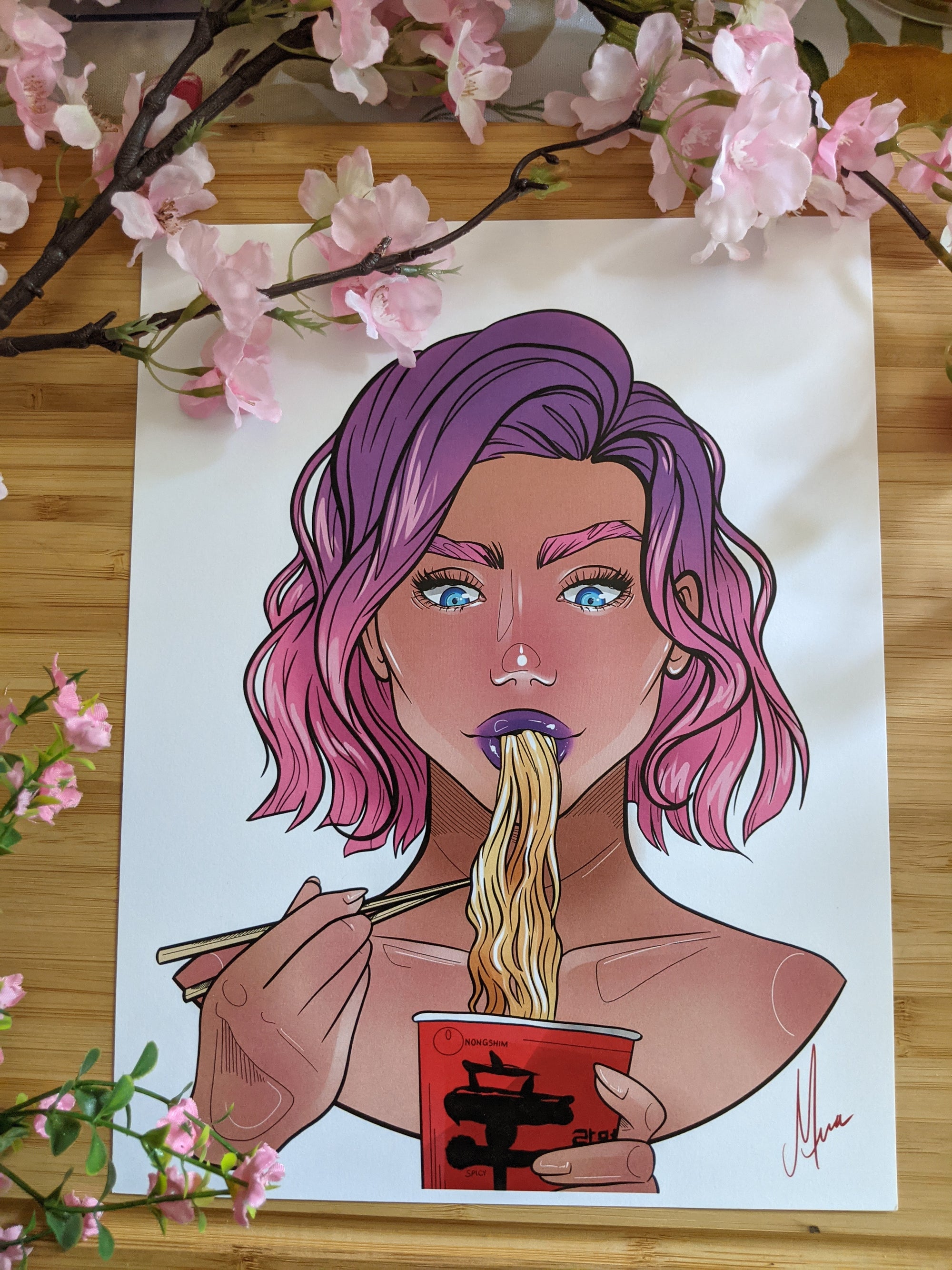 Ramen Girl | Mini Print - Large Print