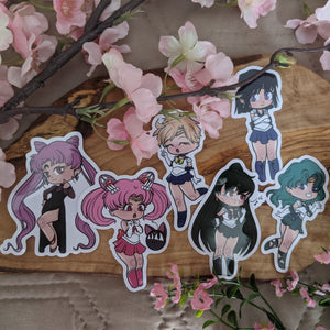 Chibi Sailor Scouts Outer Scouts | Sticker