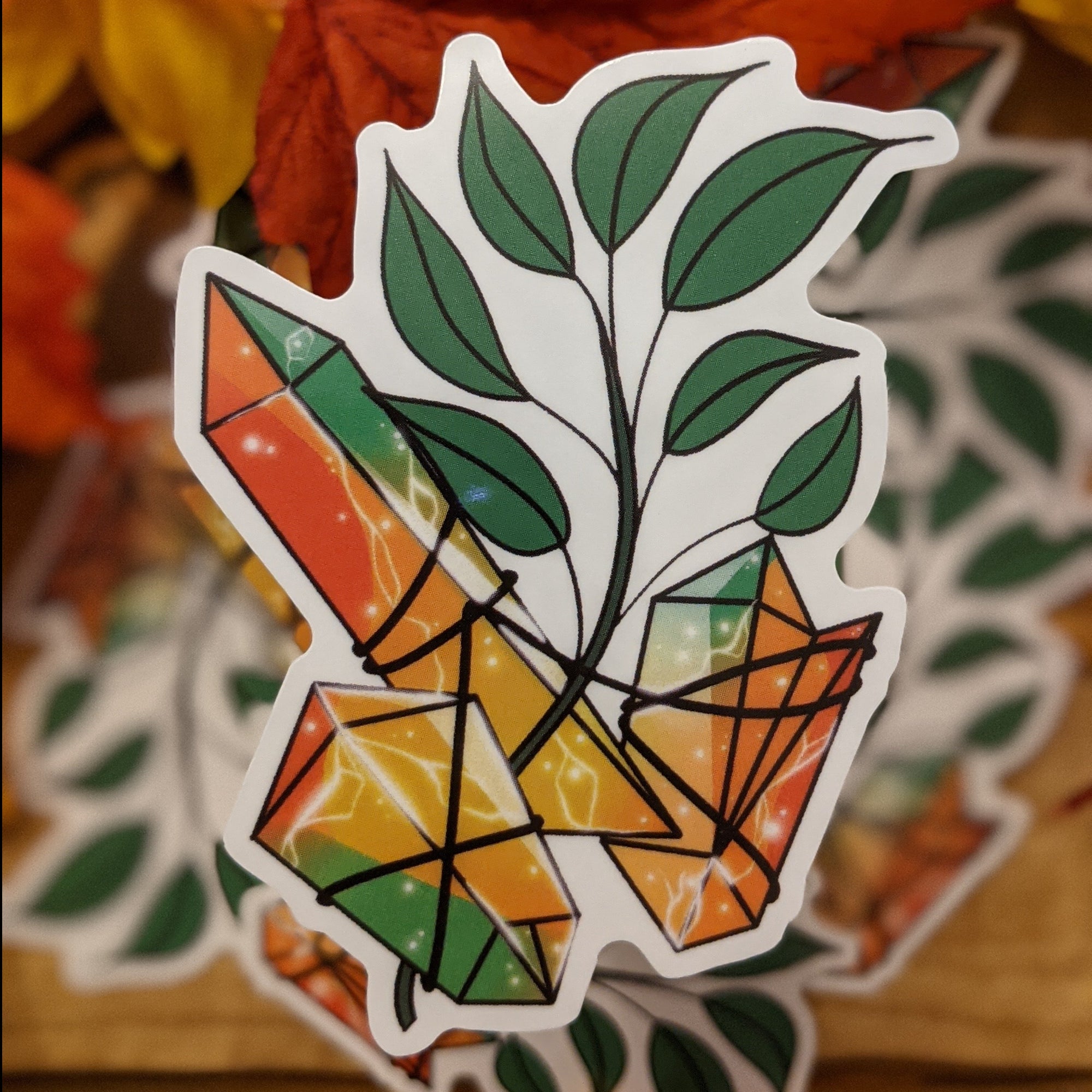 Crystals & Sage | Sticker