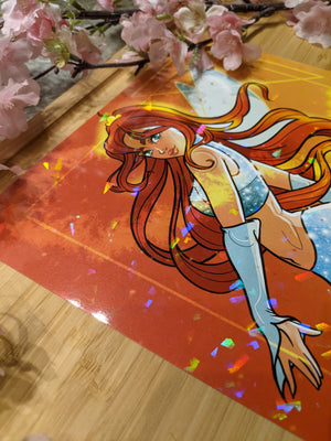 Holographic Winx Bloom | Print