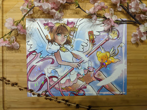 Holographic Cardcaptor Sakura - Kero - Cerberus - Sealing Wand  | Print