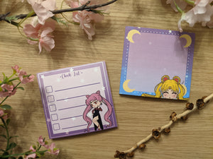 Sailor Moon ~ Sleepy Moon & Wicked Check List | Sticky Notes