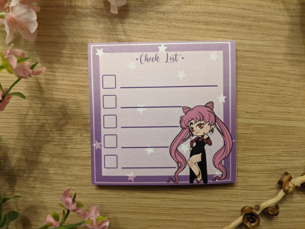 Sailor Moon ~ Sleepy Moon & Wicked Check List | Sticky Notes ...