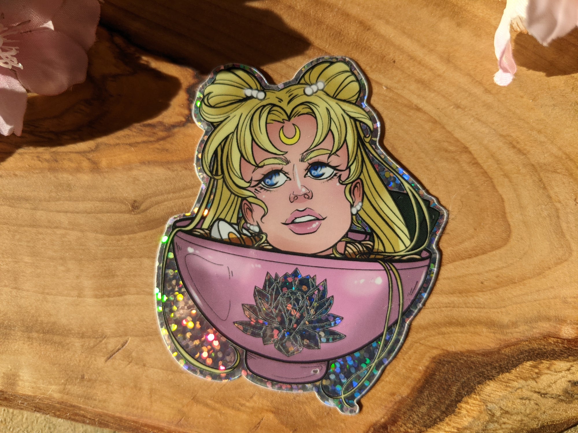 Princess Serenity Ramen Head - Sailor Moon | Sticker