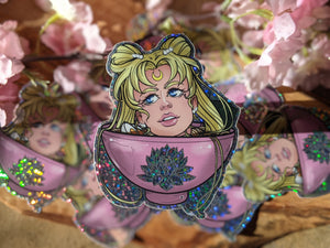 Princess Serenity Ramen Head - Sailor Moon | Sticker