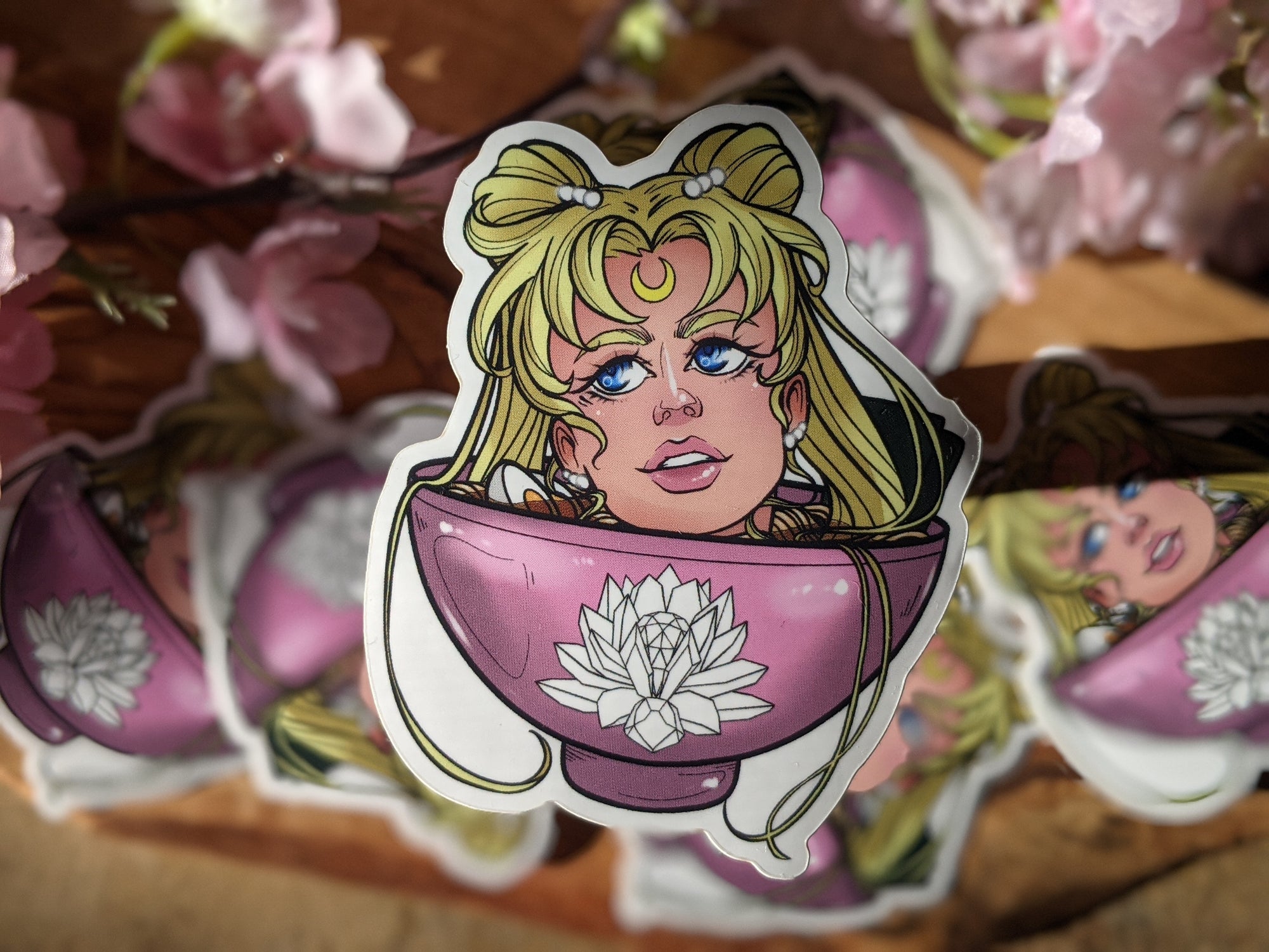 Princess Serenity Ramen Head - Sailor Moon | Sticker