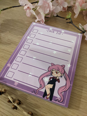 Sailor Moon ~ Wicked Check List | Notepad