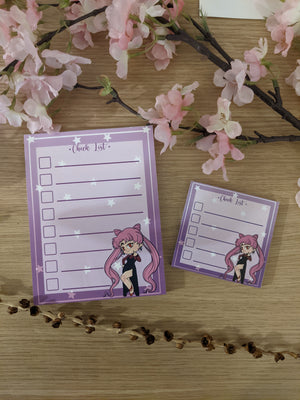 Sailor Moon ~ Wicked Check List | Notepad