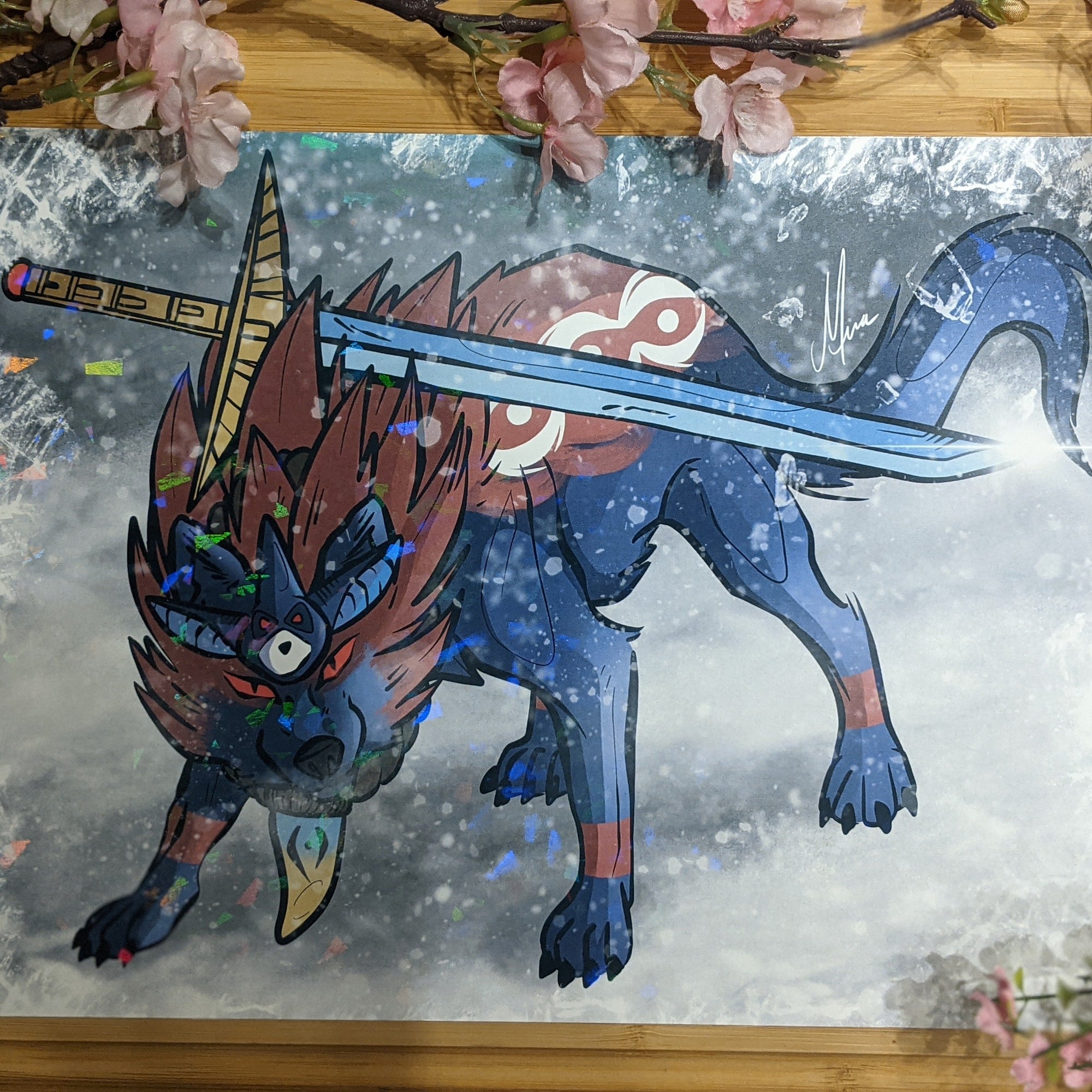 Holographic Okami Oki | Print