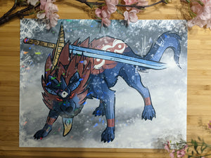 Holographic Okami Oki | Print