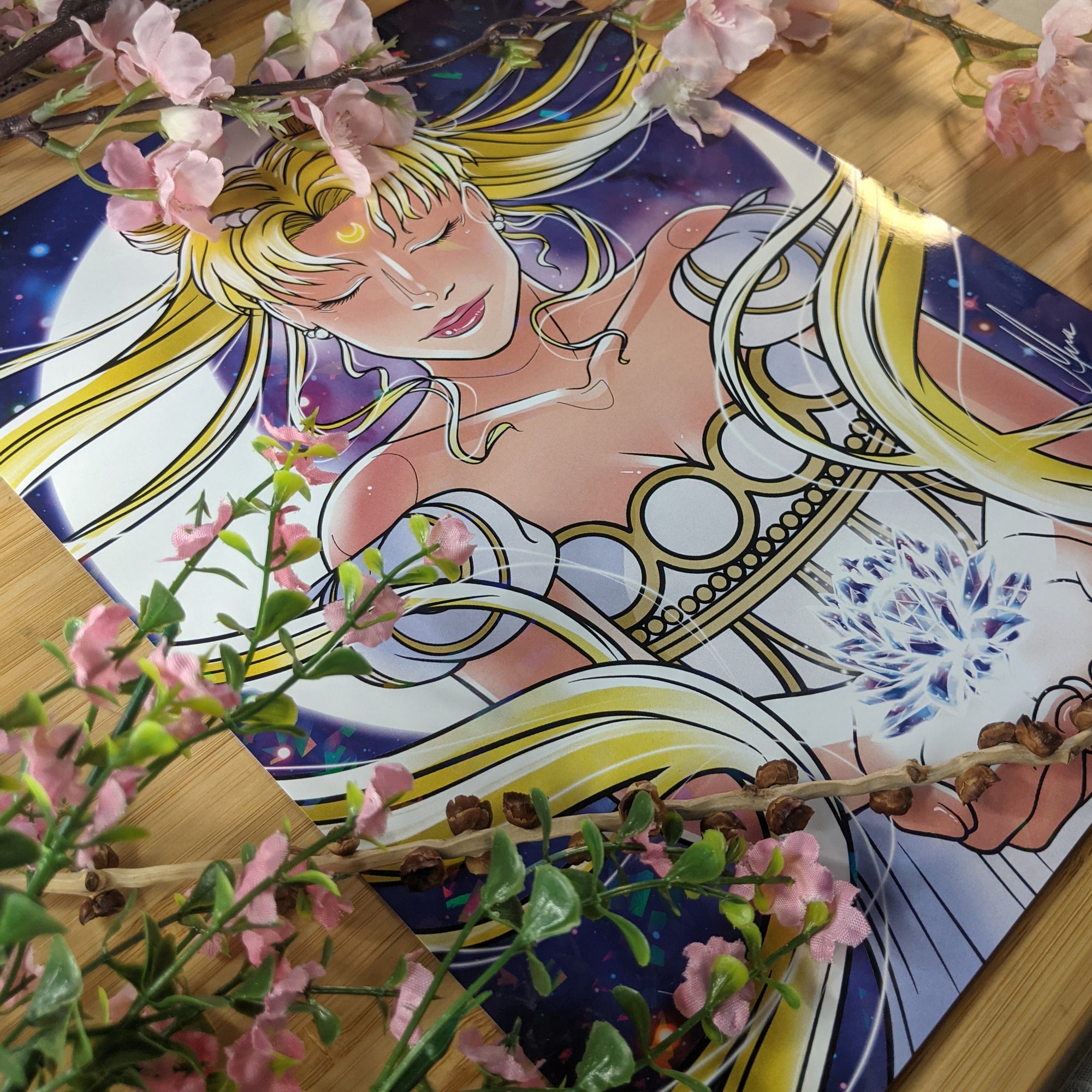 Holographic Princess Serenity - Sailor Moon | Print