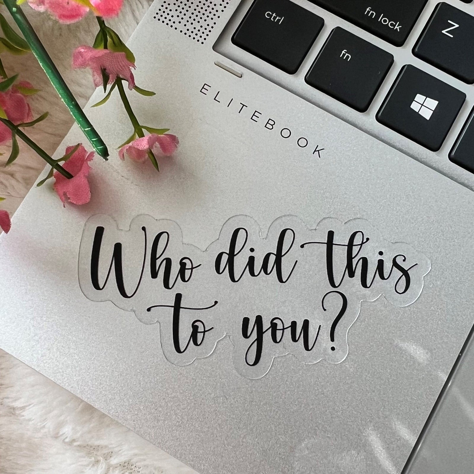 Who Did This To You? - Book - Trope | Sticker